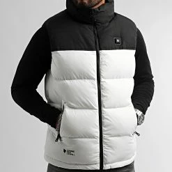 Vente flash ✔️ Doudoune Sans Manches Lisbonne Blanc Noir de Comme Des Loups ✔️ -Comme Des Loups Soldes comme des loups 329461 LISBONNE WHITE BLACK 20220809T145558 03