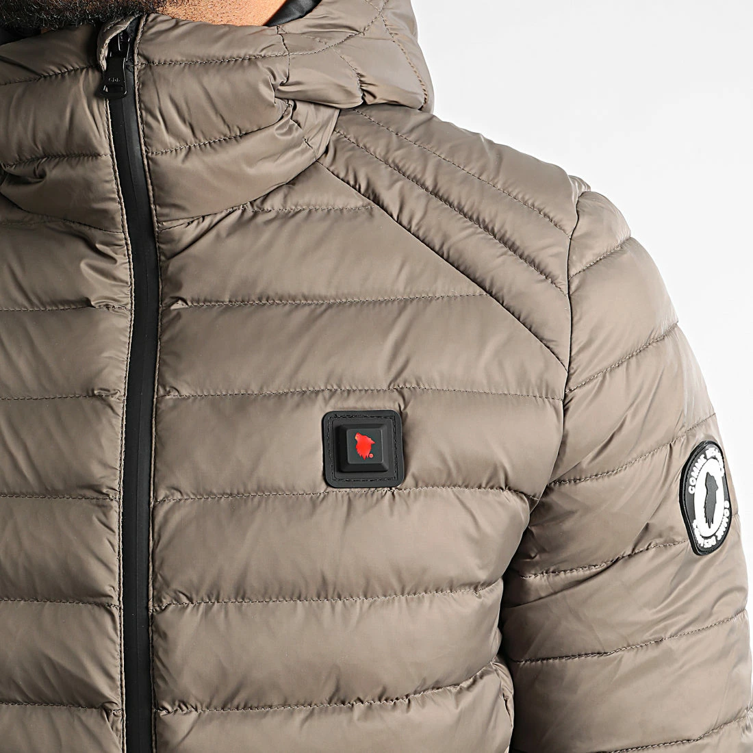 Budget 🔥 Doudoune Capuche Chauffante Otawa Star Vert Kaki de Comme Des Loups 🥰 4 Budget 🔥 Doudoune Capuche Chauffante Otawa Star Vert Kaki de Comme Des Loups 🥰 – Image 2