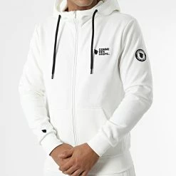 Offres ✔️ Ensemble De Survetement Manhattan Blanc de Comme Des Loups 💯 -Comme Des Loups Soldes comme des loups 329985 MANHATTAN ZIP IVOIRE 20220823T135032 03