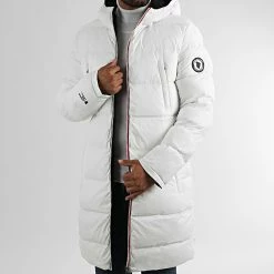 Meilleur prix ⌛ Doudoune Réversible A Capuche Siberie Blanc Noir de Comme Des Loups 🥰