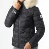 Meilleur prix ⌛ Doudoune Chauffante Capuche Fourrure Femme Val Thorens Noir de Comme Des Loups 🔔 -Comme Des Loups Soldes comme des loups 333124 VAL THORENS BLACK FUR WHITE 20220901T101413 01