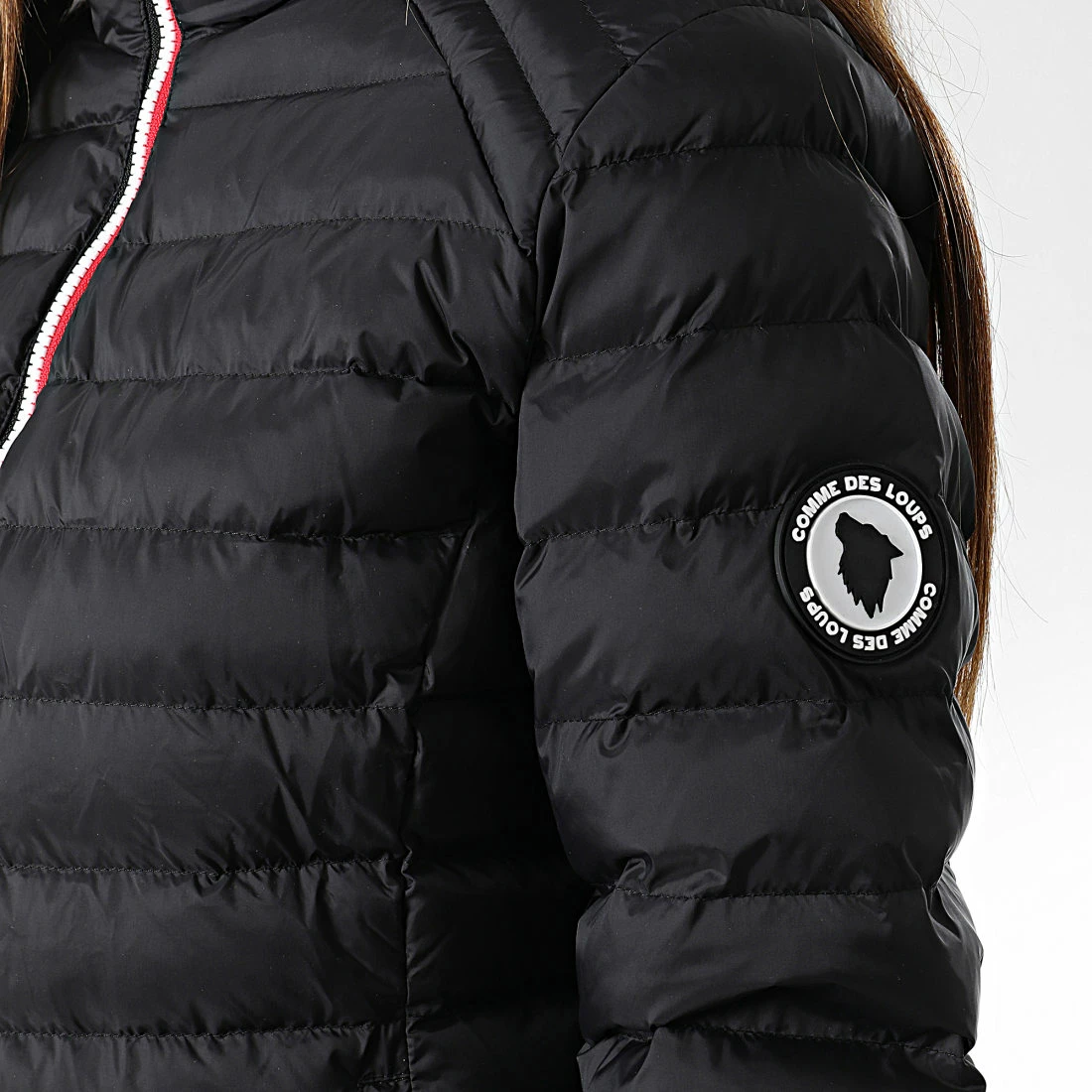 Grosses soldes ⌛ Doudoune Capuche Réversible Femme Québec Noir Blanc de Comme Des Loups 👏 4 Grosses soldes ⌛ Doudoune Capuche Réversible Femme Québec Noir Blanc de Comme Des Loups 👏 – Image 2