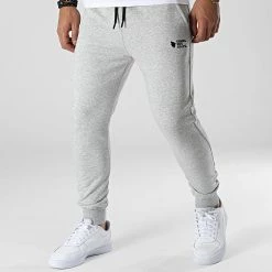Promo 👍 Pantalon Jogging Ville Gris Chiné de Comme Des Loups 🥰