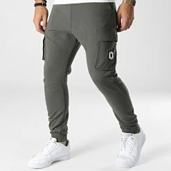 Coupon ✨ Pantalon Jogging Mexico Vert Kaki de Comme Des Loups 💯