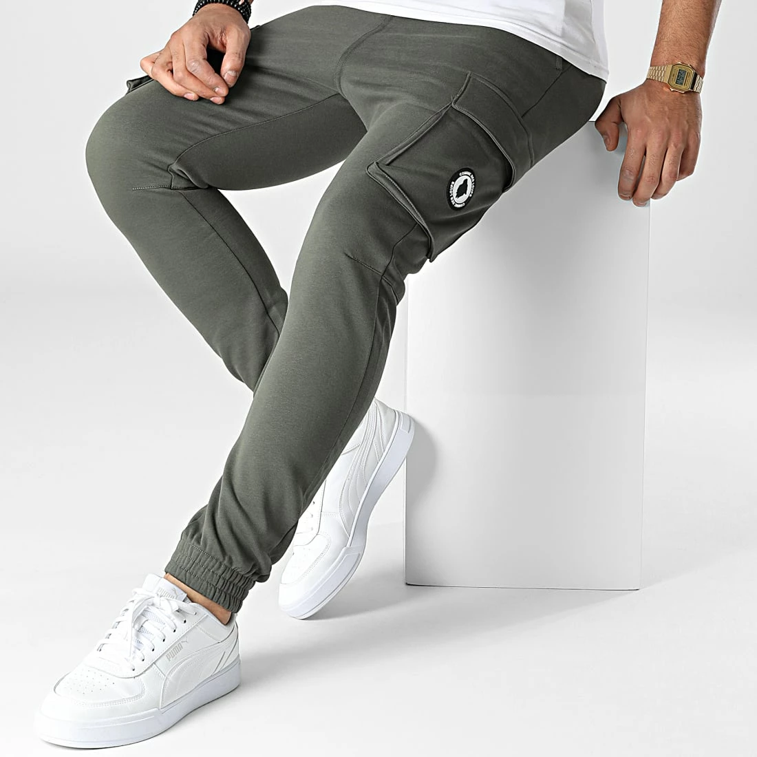 Coupon ✨ Pantalon Jogging Mexico Vert Kaki de Comme Des Loups 💯 5 Coupon ✨ Pantalon Jogging Mexico Vert Kaki de Comme Des Loups 💯 – Image 3