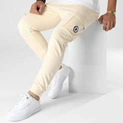 Tout neuf 🌟 Pantalon Jogging Mexico Beige Clair de Comme Des Loups 🧨 -Comme Des Loups Soldes comme des loups 340708 MEXICO BEIGE 20221003T161121 03
