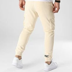 Tout neuf 🌟 Pantalon Jogging Mexico Beige Clair de Comme Des Loups 🧨 -Comme Des Loups Soldes comme des loups 340708 MEXICO BEIGE 20221003T161122 04