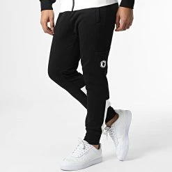 Meilleure affaire 👍 Ensemble Sweat Zippé Capuche Et Pantalon Jogging Everest Noir Blanc de Comme Des Loups 🤩 -Comme Des Loups Soldes comme des loups 340712 EVEREST NOIR BLANC 20221031T162321 04