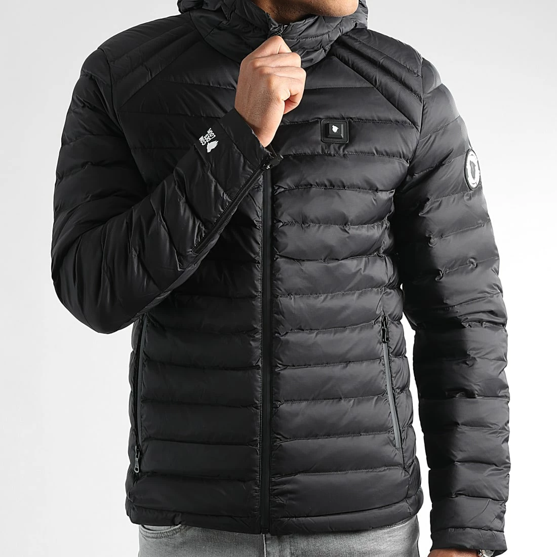 Meilleure vente 🧨 Doudoune Capuche Chauffante Otawa Noir de Comme Des Loups ✔️ 5 Meilleure vente 🧨 Doudoune Capuche Chauffante Otawa Noir de Comme Des Loups ✔️ – Image 3