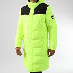 Budget 🤩 Doudoune Capuche Longue Chauffante Alaska Jaune Fluo de Comme Des Loups 🌟 -Comme Des Loups Soldes comme des loups 345504 ALASKA VERT FLUO 20221028T155108 03