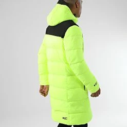 Budget 🤩 Doudoune Capuche Longue Chauffante Alaska Jaune Fluo de Comme Des Loups 🌟 -Comme Des Loups Soldes comme des loups 345504 ALASKA VERT FLUO 20221028T155109 04