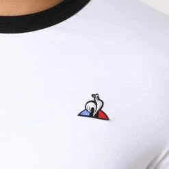 Bon marché 👍 Tee 👕 Shirt Ess N4 1820694 Blanc de Le Coq Sportif 🎁 -Comme Des Loups Soldes le coq sportif 144526 1820694 20180903T153514 03