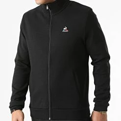 Meilleure affaire ✨ Veste Zippée Essential N3 2120206 Noir de Le Coq Sportif 🎉
