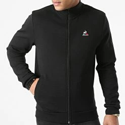 Meilleure affaire ✨ Veste Zippée Essential N3 2120206 Noir de Le Coq Sportif 🎉 -Comme Des Loups Soldes le coq sportif 291626 2120206 20211118T155519 03