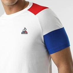 Coupon 😉 Tee 👕 Shirt Bat N1 2210554 Blanc de Le Coq Sportif 👍 -Comme Des Loups Soldes le coq sportif 291630 2210554 20211209T153035 02