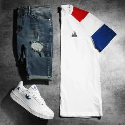 Coupon 😉 Tee 👕 Shirt Bat N1 2210554 Blanc de Le Coq Sportif 👍 -Comme Des Loups Soldes le coq sportif 291630 2210554 20220103T142524 05