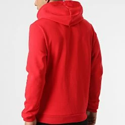 Grosses soldes 😉 Sweat Capuche Essential N1 2210365 Rouge de Le Coq Sportif 🔔 -Comme Des Loups Soldes le coq sportif 291638 2210365 20211118T160441 04