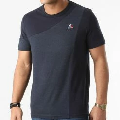 Top 10 😍 Tee 👕 Shirt Saison 1 N1 221366 Bleu Marine de Le Coq Sportif ⭐