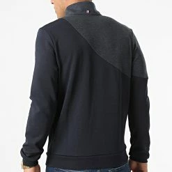 Coupon 🎁 Veste Zippée Saison 1 N1 2210369 Bleu Marine de Le Coq Sportif ❤️ -Comme Des Loups Soldes le coq sportif 291646 2210369 20211118T161711 04