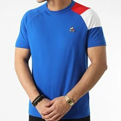 Budget 👏 Tee 👕 Shirt BAT N1 2210556 Bleu Roi de Le Coq Sportif 😀 -Comme Des Loups Soldes le coq sportif 293938 2210556 20211209T154837 03