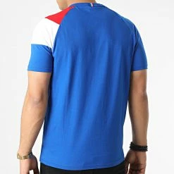 Budget 👏 Tee 👕 Shirt BAT N1 2210556 Bleu Roi de Le Coq Sportif 😀 -Comme Des Loups Soldes le coq sportif 293938 2210556 20211209T154839 04