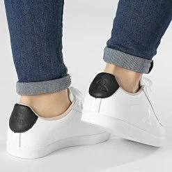 Coupon 👍 Baskets Femme Elsa 2210126 Optical White Black de Le Coq Sportif ❤️ -Comme Des Loups Soldes le coq sportif 296096 2210126 20220125T150830 04