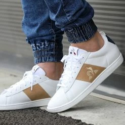 Tout neuf 🎉 Baskets Courtclassic BBR Premium 2210105 Optical White Tan de Le Coq Sportif 🎉 -Comme Des Loups Soldes le coq sportif 302510 2210105 20220304T135448 05