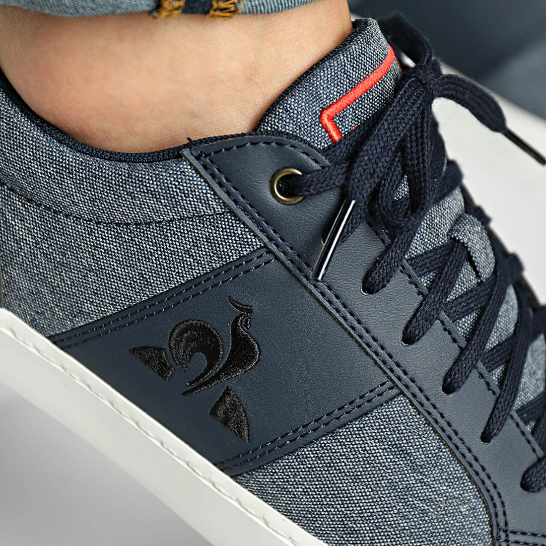 Tout neuf 🤩 Baskets Verdon Classic Workwear 2220189 👗 Dress Blue de Le Coq Sportif 💯 4 Tout neuf 🤩 Baskets Verdon Classic Workwear 2220189 👗 Dress Blue de Le Coq Sportif 💯 – Image 2