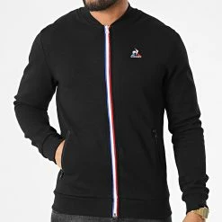 Coupon 🧨 Veste Zipépe 2220654 Noir de Le Coq Sportif 👏