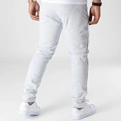 Offres ✨ Pantalon Jogging Tech 2210472 Gris Chiné de Le Coq Sportif 🎉 -Comme Des Loups Soldes le coq sportif 326699 2210472 20220706T160708 04