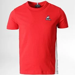 Top 10 😍 Tee 👕 Shirt Enfant 2210498 Rouge de Le Coq Sportif ⌛