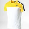 Nouveau 🔔 Tee 👕 Shirt Enfant 2210506 Blanc Jaune de Le Coq Sportif ✔️ -Comme Des Loups Soldes le coq sportif 326710 2210506 20220708T160239 01