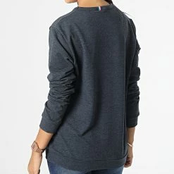 Nouveau 🎉 Sweat Crewneck Femme 2210525 Gris Anthracite de Le Coq Sportif 🛒 -Comme Des Loups Soldes le coq sportif 326717 2210525 20220713T152909 04