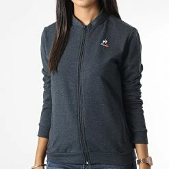 Le moins cher 🌟 Veste Zippée Femme 2210527 Gris Anthracite de Le Coq Sportif 👍 -Comme Des Loups Soldes le coq sportif 326719 2210527 20220713T152835 03