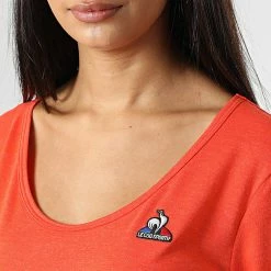 Meilleur prix 💯 Tee 👚 Shirt Femme 2210799 Orange de Le Coq Sportif 🔥 -Comme Des Loups Soldes le coq sportif 326727 2210799 20220715T154610 02