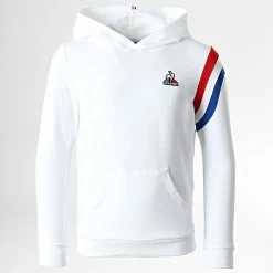 Grosses soldes 😀 Sweat Capuche Enfant 2210804 Blanc de Le Coq Sportif ✨