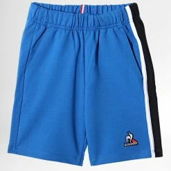 Remise 🛒 Short Jogging Enfant 2210806 Bleu de Le Coq Sportif 🎉