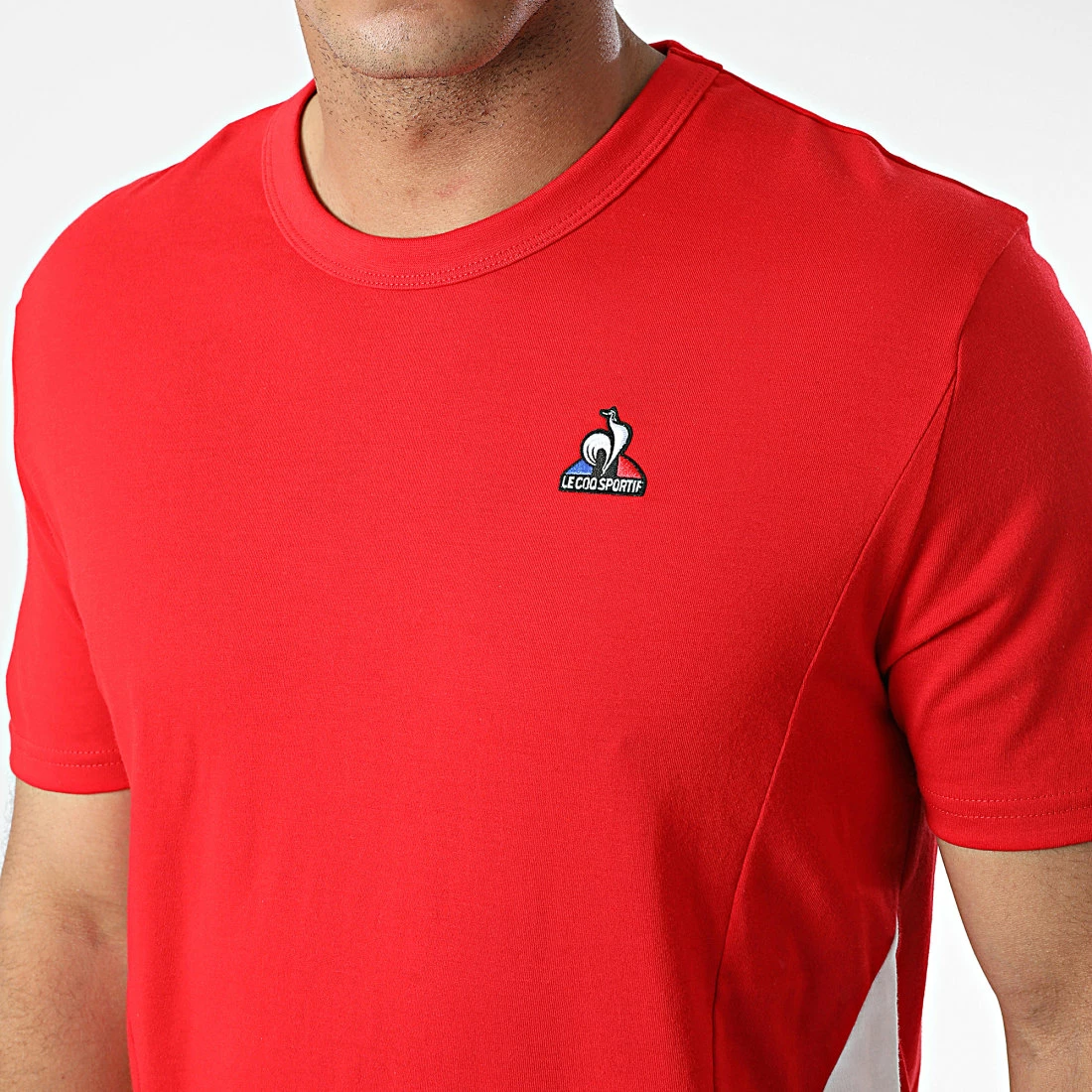 Nouveau ✔️ Tee 👚 Shirt Tricolore 2210809 Rouge de Le Coq Sportif 🧨 4 Nouveau ✔️ Tee 👚 Shirt Tricolore 2210809 Rouge de Le Coq Sportif 🧨 – Image 2