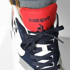 Meilleure vente 😀 Baskets LCS R850 Tricolore 2220266 Optical White de Le Coq Sportif ⭐ -Comme Des Loups Soldes le coq sportif 329156 2220266 20220727T154333 03