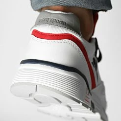 Meilleure vente 😀 Baskets LCS R850 Tricolore 2220266 Optical White de Le Coq Sportif ⭐ -Comme Des Loups Soldes le coq sportif 329156 2220266 20220727T154335 04